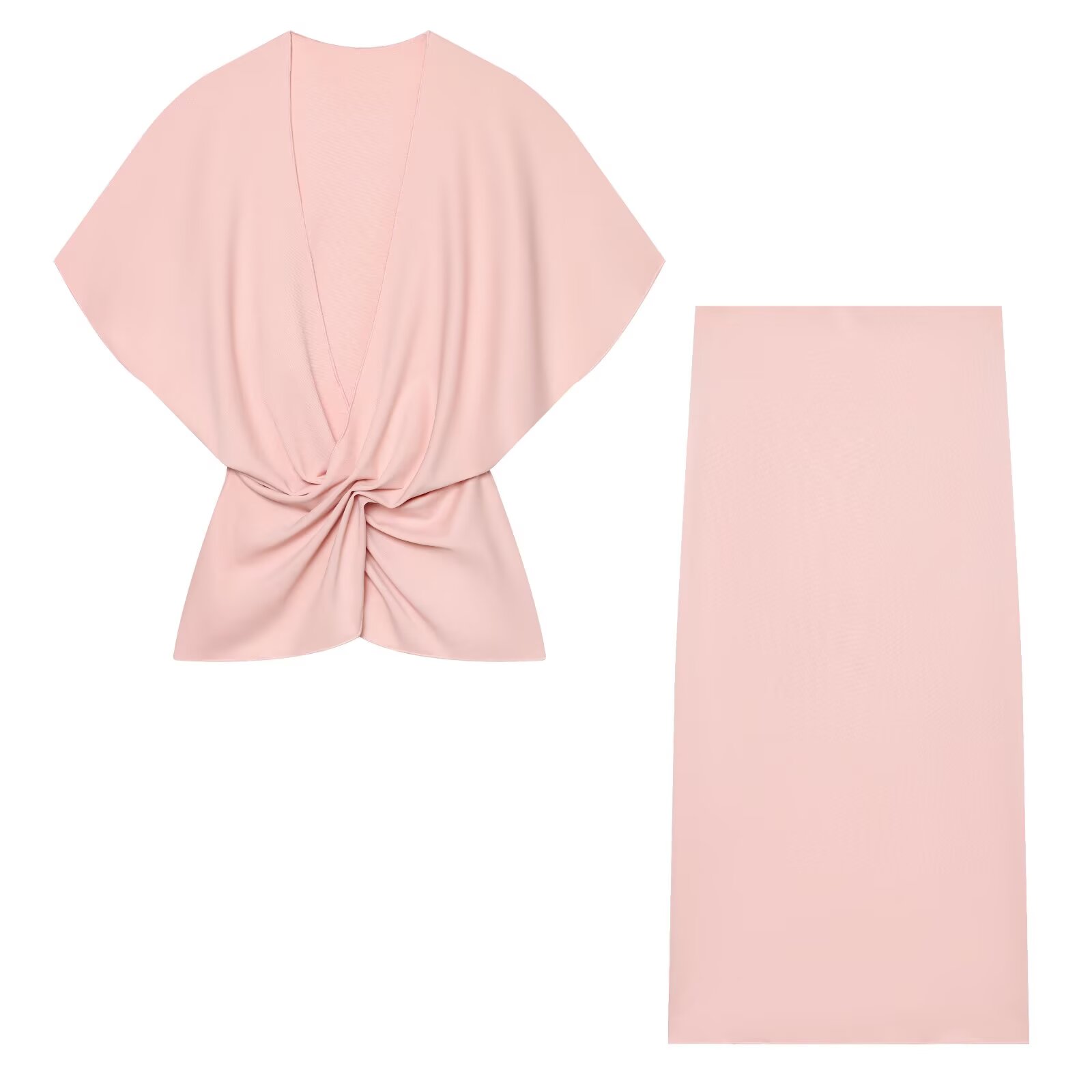 Women'S Formal Wear Suit - 2026 Women Elegant Pink Two Piece