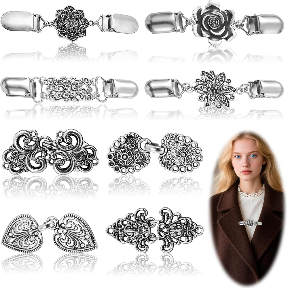 Vintage Women'S Formal Wear - Retro Sweater Clips Vintage Cinch Clip
