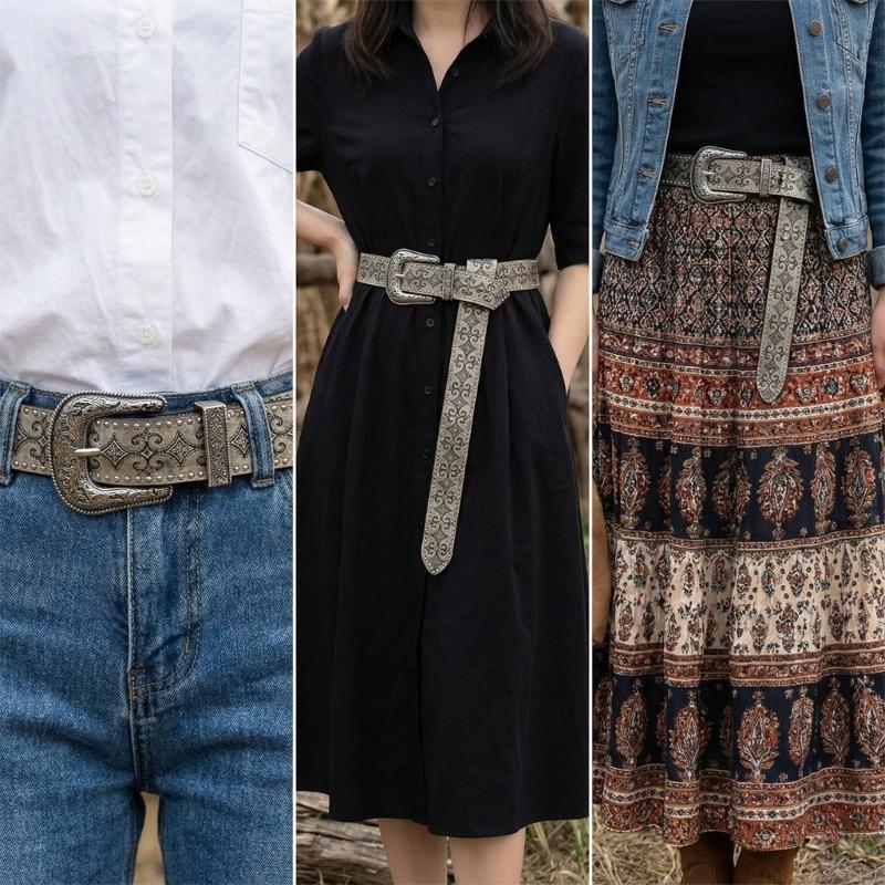 31BF Cổ Điển Retro Đai Tính Nă - đánh giá và giá Women Formal Wear Western