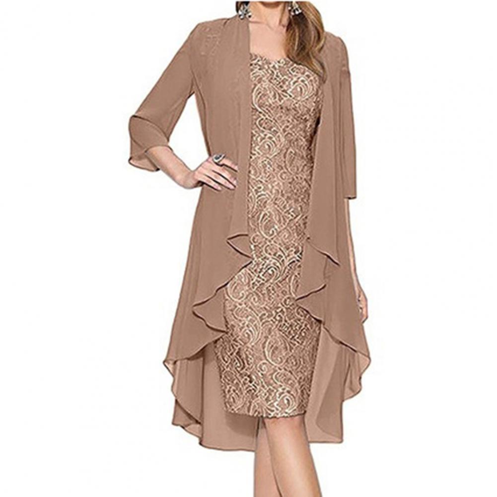 Form Đầm Suông Bộ Nữ Trang Phụ - đánh giá và giá Women Formal Wear Set