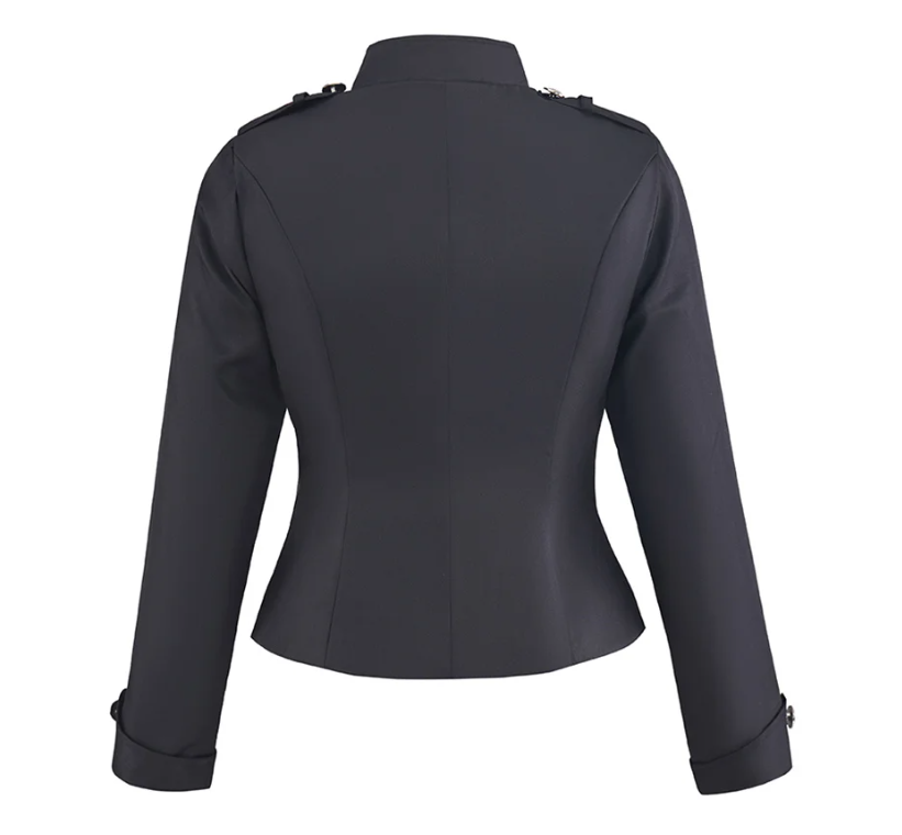 Women gothic punk jacket Slim  - đánh giá và giá Vintage Women'S Formal Wear