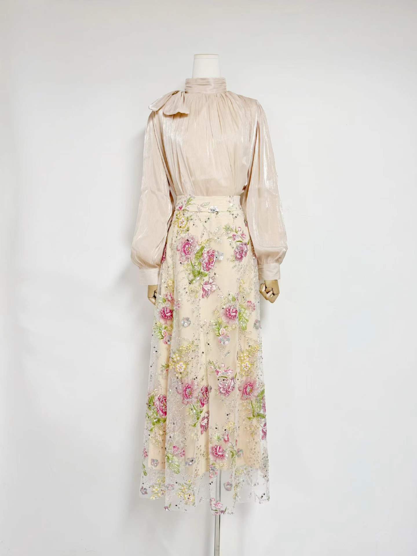 VGH Elegant Chic Black Floral  - đánh giá và giá Women'S Formal Wear Suit