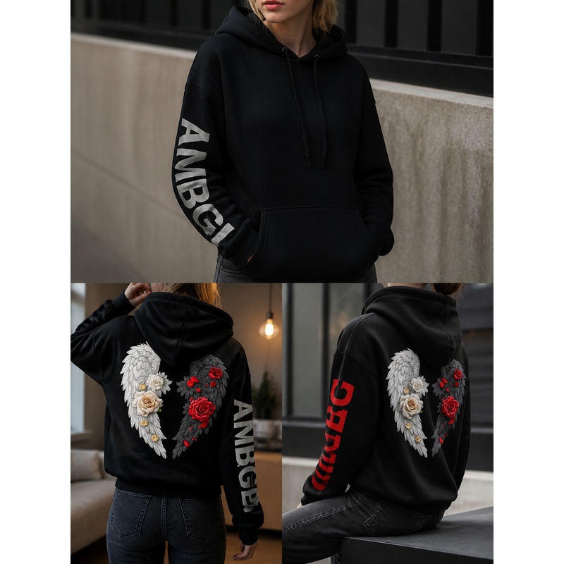 This is a stylish hoodie，Featu - đánh giá và giá Women Formal Wear Designers