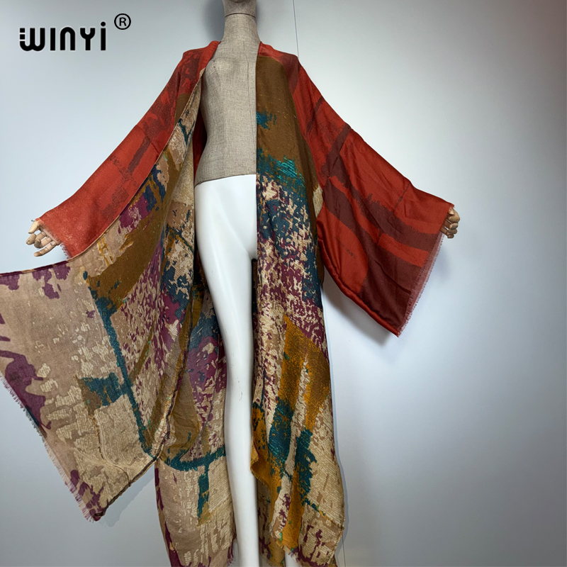 WINYI kimono Oil print cardiga - đánh giá và giá Young Women'S Formal Wear